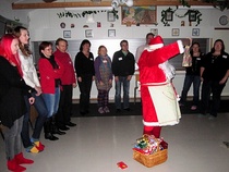 Pikkujoulut Koskenkorvalla 2010. Kuvaaja: Karoliina Mäkelä